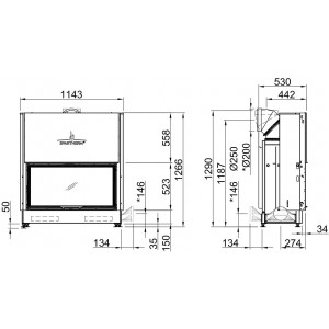 Каминная топка Spartherm Varia Bh