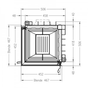 Каминная топка Spartherm Mini 2R с дополнениями