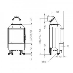 Каминная топка Spartherm Speedy M