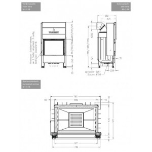 Каминная топка Spartherm Varia 1Vh 3S