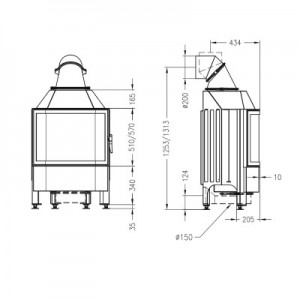 Каминная топка Spartherm Speedy K