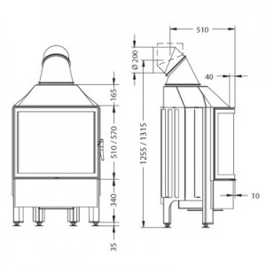 Каминная топка Spartherm Speedy R