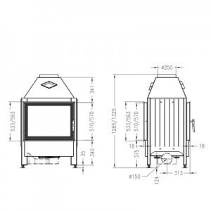 Каминная топка Spartherm Varia FD 4S