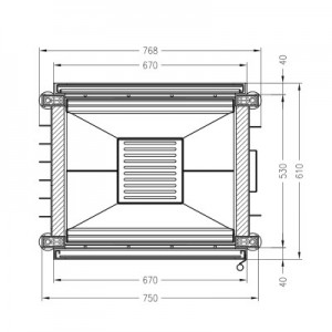 Каминная топка Spartherm Varia FD-L с дополнениями