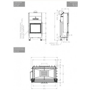 Каминная топка Spartherm Varia M 60h 4S