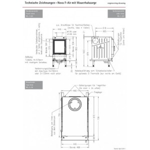 Каминная топка Spartherm Nova F-Air с дополнениями