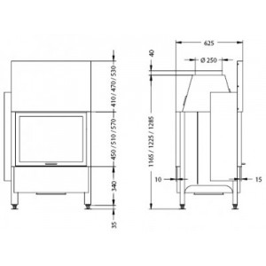 Каминная топка Spartherm Varia FDh 3S