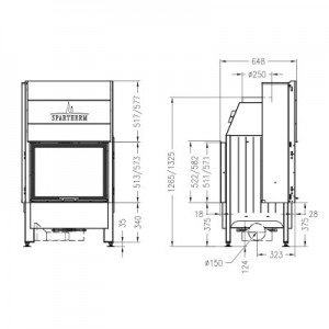 Каминная топка Spartherm Varia FDh 4S