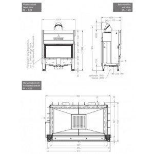 Каминная топка Spartherm Varia Ah 3S