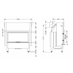 Каминная топка Spartherm Varia Ah с дополнениями