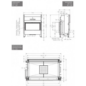 Каминная топка Spartherm Varia A-FDh 3S