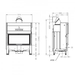 Каминная топка Spartherm Varia Ah 4S