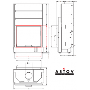Каминная топка Астов ПТ 7363