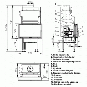 Каминная топка Bef Home Aquatic WH 650