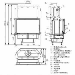 Каминная топка Bef Home Aquatic WH 750