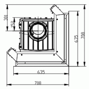 Каминная топка Bef Home BeF V450 E