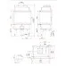 Каминная топка BeF Home Therm 8 CP, правый угол