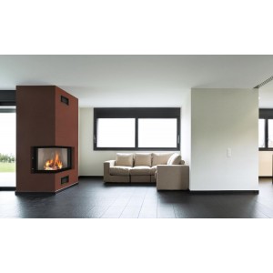 Каминная топка BeF Home Therm 8 CP, правый угол