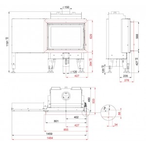 Каминная топка BeF Home Therm B 7