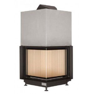 Каминная топка Brunner Eck-Kamine 51/52/52 вертикальное открытие (с подъемом)