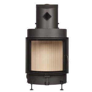 Каминная топка Brunner Compact 51/67 сферическое стекло, горизонтальное открытие (без подъема)