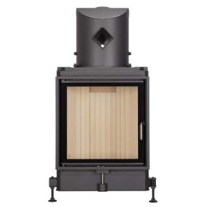 Каминная топка Brunner Compact 57/55 прямое стекло, горизонтальное открытие (без подъема)