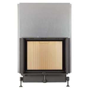 Каминная топка Brunner Compact 57/67 прямое стекло, вертикальное открытие (с подъемом)