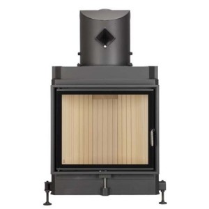 Каминная топка Brunner Compact 57/67 прямое стекло, горизонтальное открытие (без подъема)