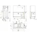 Каминная топка Brunner Architecture-Eck 45/101/40 с левым углом