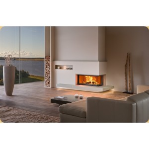 Каминная топка Brunner Architecture-Eck 45/101/40 с правым углом