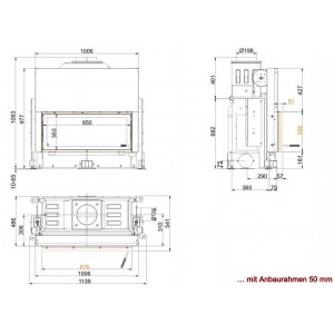 Каминная топка Brunner Architecture 38/86