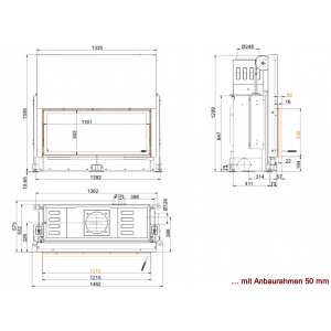 Каминная топка Brunner Architecture 53/121