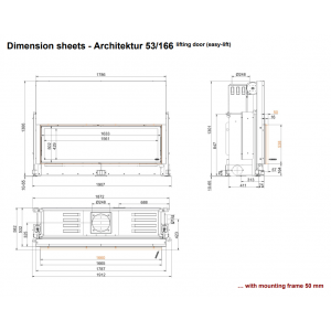 Каминная топка Brunner Architecture 53/166