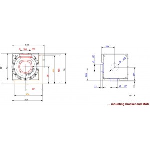 Каминная топка Brunner BKH 5.0 Corner 42-42-42 DT