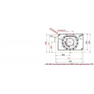 Каминная топка Brunner BKH 5.0 Corner 42-66-42 DTL/DTR