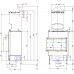 Каминная топка Brunner BKH 5.0 Corner 42-66-42 DTL/DTR