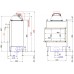 Каминная топка Brunner BKH 5.0 Corner 42-66-42 DTL/DTR