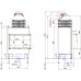 Каминная топка Brunner BKH 5.0 Corner 42-66-42 DTL/DTR
