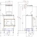 Каминная топка Brunner BKH 5.0 Corner 42-66-42 DTL/DTR