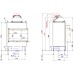 Каминная топка Brunner BKH 5.0 Corner 42-66-42 DTL/DTR