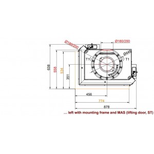 Каминная топка Brunner BKH 5.0 Corner 42-66-42 STL/STR
