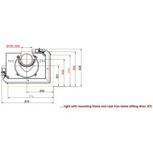 Каминная топка Brunner BKH 5.0 Corner 42-66-42 STL/STR