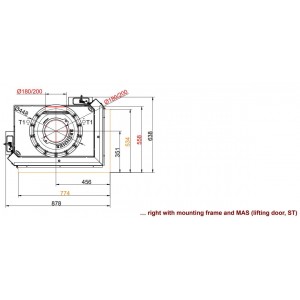 Каминная топка Brunner BKH 5.0 Corner 42-66-42 STL/STR