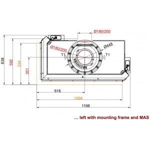 Каминная топка Brunner BKH 5.0 Corner 42-98-42 STL/STR