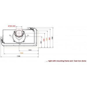Каминная топка Brunner BKH 5.0 Corner 42-98-42 STL/STR