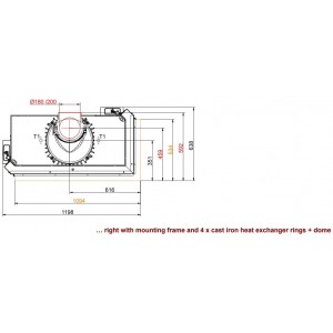 Каминная топка Brunner BKH 5.0 Corner 42-98-42 STL/STR