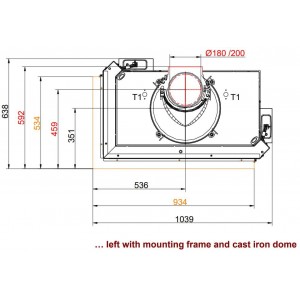 Каминная топка Brunner BKH 5.0 Corner 50-82-42 STL/STR