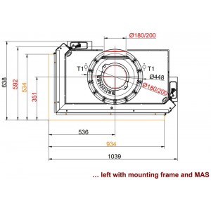 Каминная топка Brunner BKH 5.0 Corner 50-82-42 STL/STR