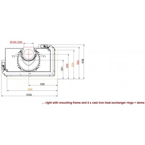 Каминная топка Brunner BKH 5.0 Corner 50-82-42 STL/STR