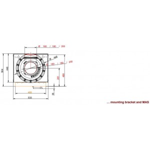 Каминная топка Brunner BKH 5.0 Flat 42-42 DT